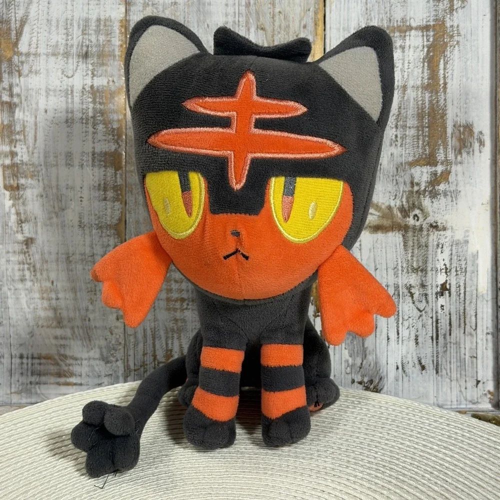 Pokemon Litten‎ Plush Stuffed Animal 8